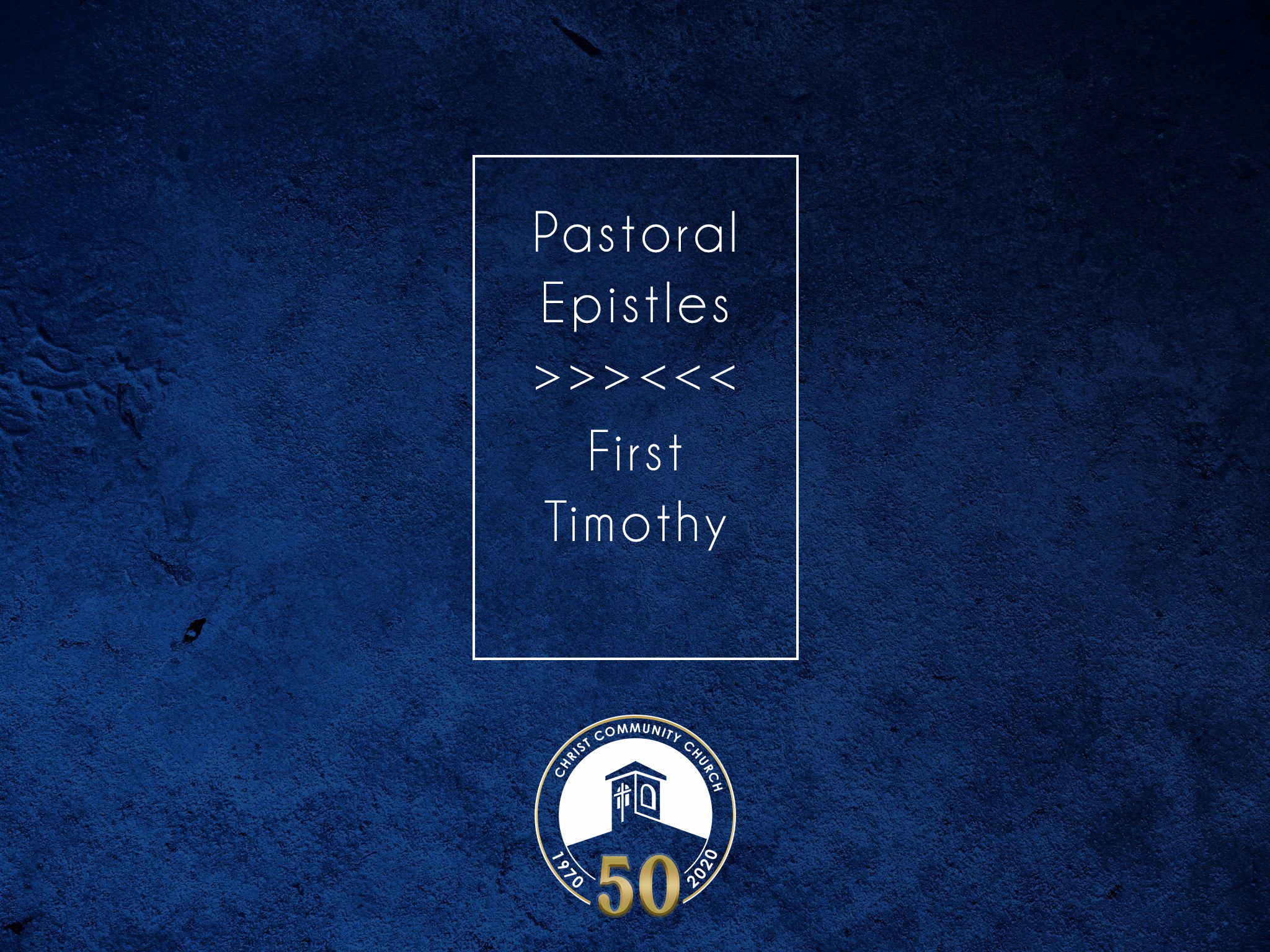 Introduction To The Pastoral Epistles